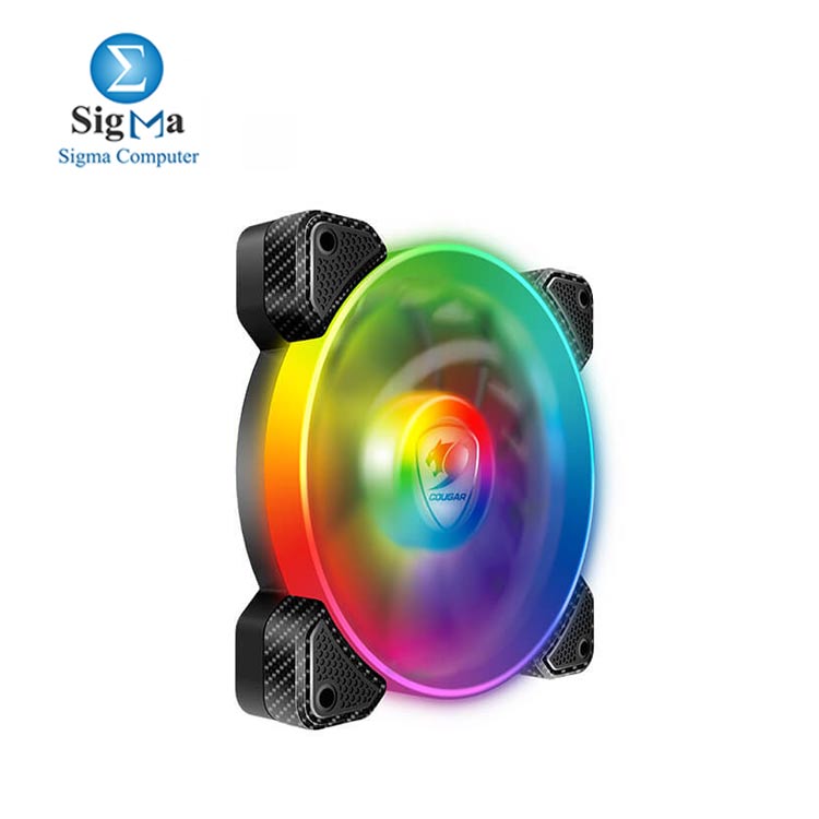 Cougar Vortex RGB SPB 120 mm PMW HDB Cooling Fan with addressable RGB and Omnidirectional Lighting