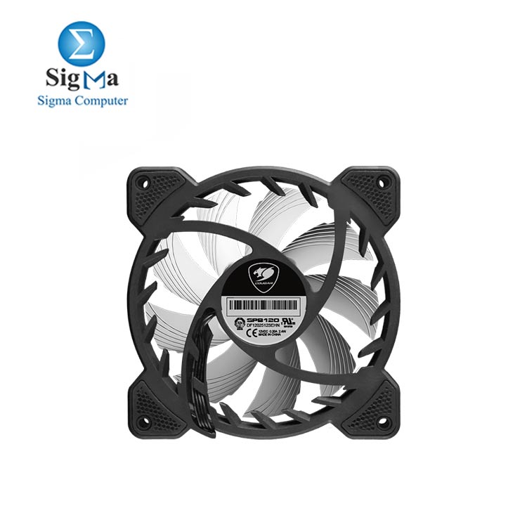 Cougar Vortex RGB SPB 120 mm PMW HDB Cooling Fan with addressable RGB and Omnidirectional Lighting