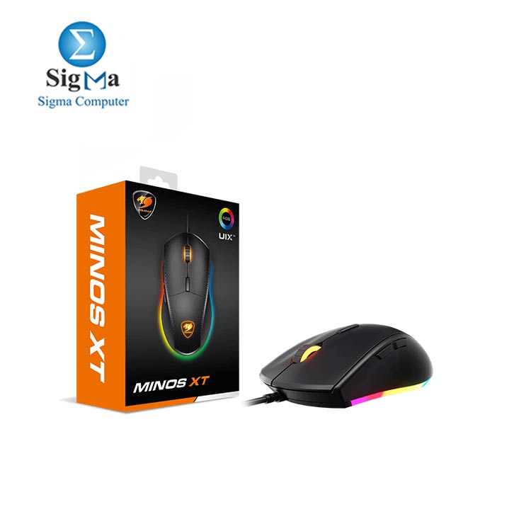 Cougar MINOS XT Gaming Mouse with RGB Lighting and ADNS-3050 Optical Gaming Sensor