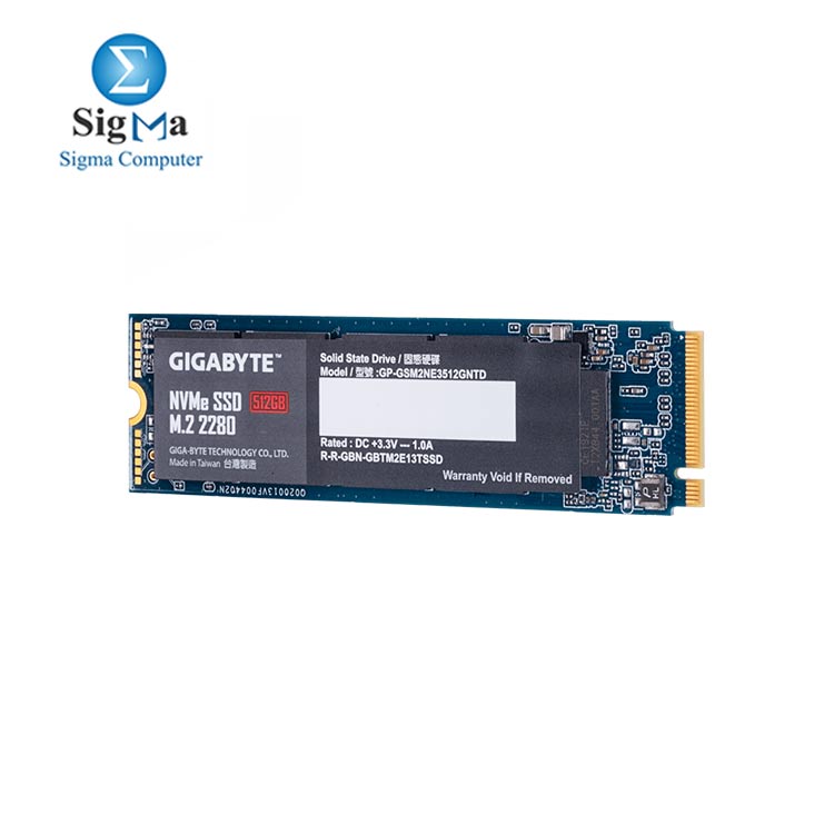 GIGABYTE M.2  NVMe SSD 512GB