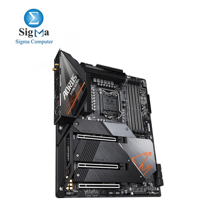 AORUS Z490 ULTRA MOTHERBOARD with Direct 12+1 Phases Digital VRM Design 10th Gen Intel