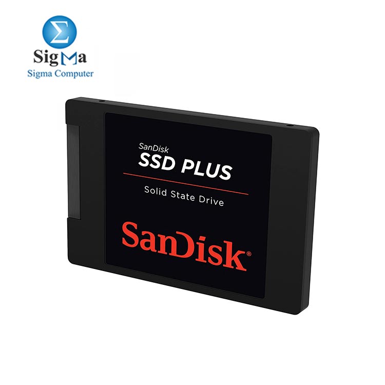 SanDisk 120GB SSD PLUS Internal SSD - SATA III 6 Gb-s 2.5-7mm, Up to 530 MB/s