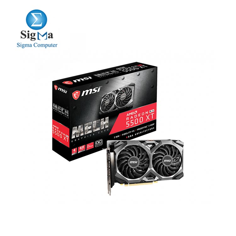 MSI RADEON RX 5500 XT MECH 4GB OC GDDR6