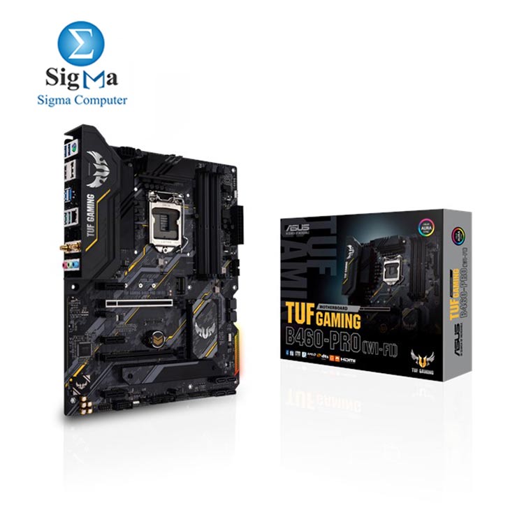 ASUS TUF Gaming B460-PRO WiFi 6 LGA1200 (Intel 10th Gen) ATX gaming motherboard