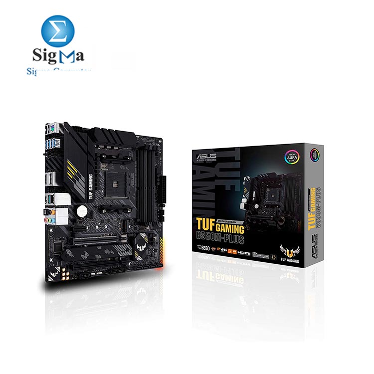  ASUS TUF Gaming B550M-PLUS AMD AM4 (3rd Gen Ryzen Micro ATX Gaming Motherboard