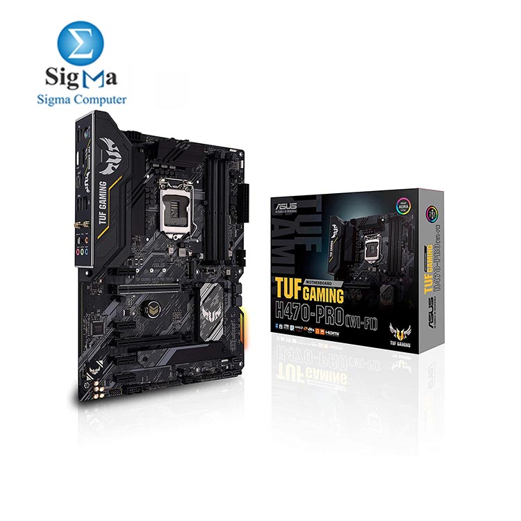 ASUS TUF Gaming H470-PRO WiFi ATX Gaming Motherboard RGB Header and Aura Sync