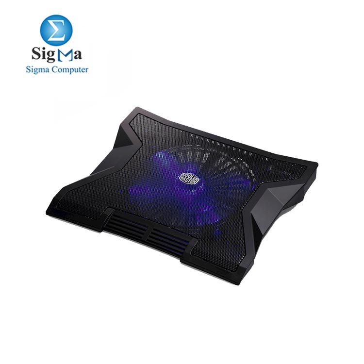 Cooler Master NotePal XL Laptop Cooling Pad  Silent 230mm Blue LED Fan