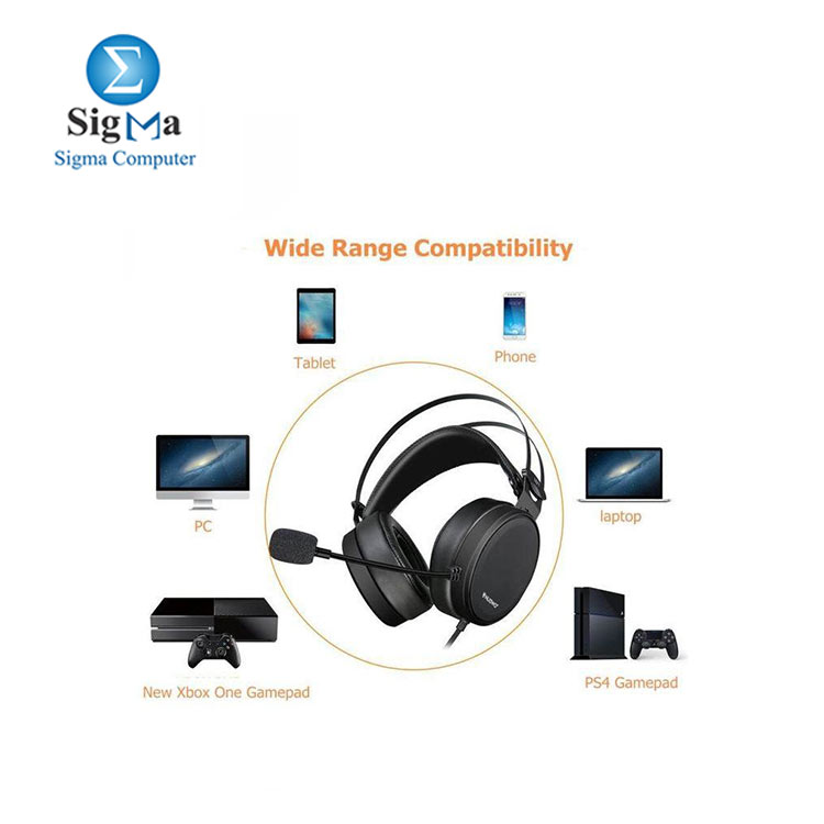 Nubwo N7 3.5mm Games Earphone PC Headset Wired PC Gaming Headphones with Noise Canceling