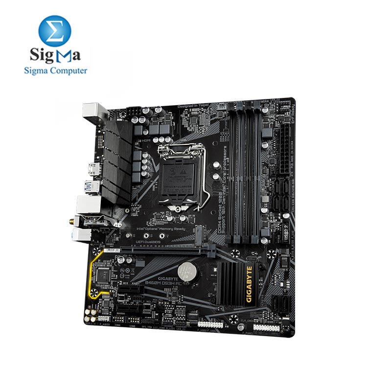 GIGABYTE Intel B460M DS3H AC Ultra Durable Motherboard