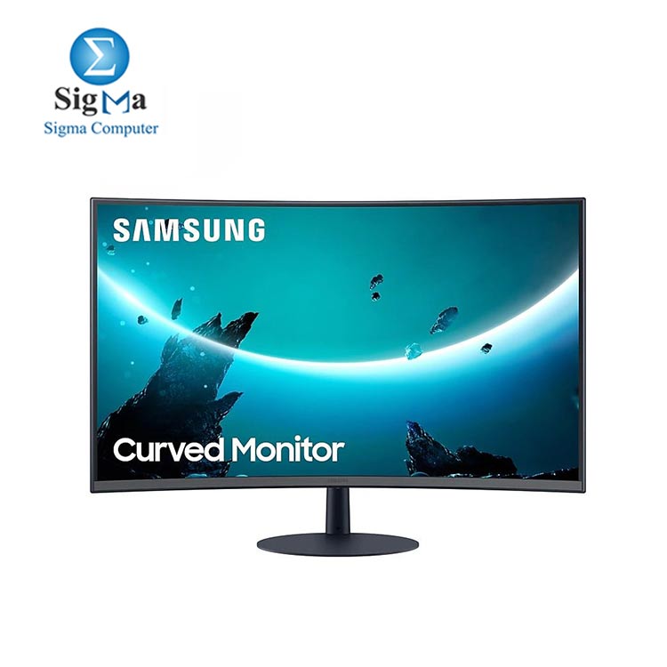 Samsung Curved FHD 1920 x 1080 VA - 75Hz-4 (GTG) Built-in Speaker - 27 inch, Black - LC27T550FDMXZN