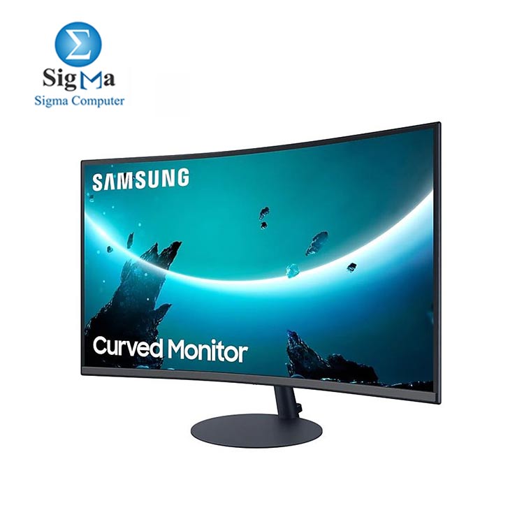 Samsung Curved FHD 1920 x 1080 VA - 75Hz-4 (GTG) Built-in Speaker - 27 inch, Black - LC27T550FDMXZN