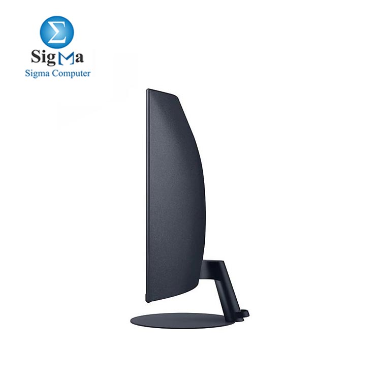 Samsung Curved FHD Monitor 1920 x 1080 - VA- 75Hz-4 GTG - Built-in Speaker, 32 inch, Black - LC32T550FDMXZN