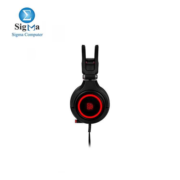 Tt eSPORTS Cronos Riing RGB 7.1 Premium Virtual Surround Sound, 16.8 Million 8 Lighting Effects RGB Color Gaming Headset