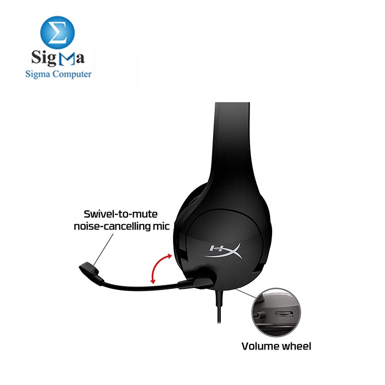 HyperX Cloud Stinger Core - Gaming Headset, for PC, 7.1 Surround Sound, Noise Cancelling Microphone HHSS1C-AA-BK/G