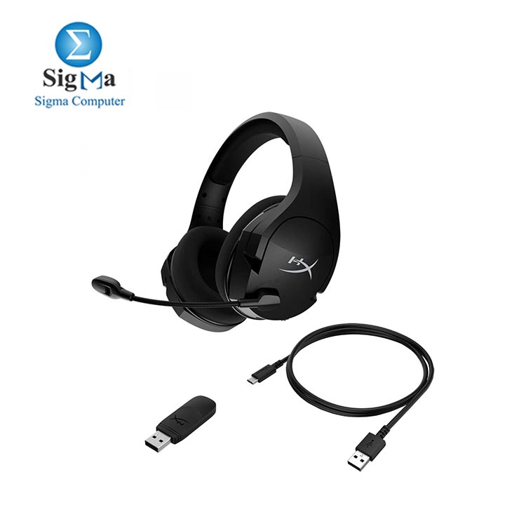 HyperX Cloud Stinger Core - Wireless Gaming Headset, for PC, 7.1 Surround Sound Noise Cancelling Microphone HHSS1C-BA-BK/G