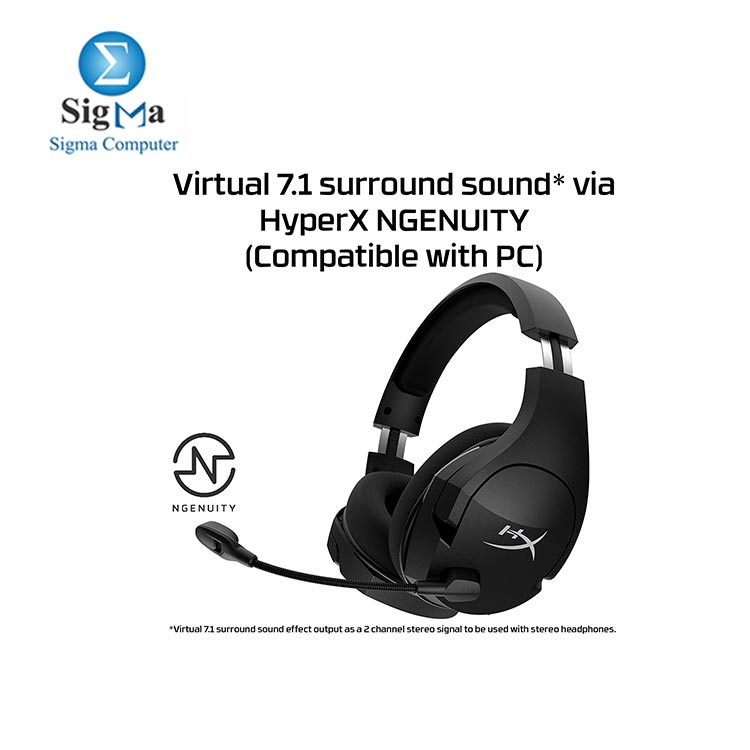 MICRO CASQUE GAMER - HYPERX CLOUD STINGER S 7.1 SURROUND SOUND