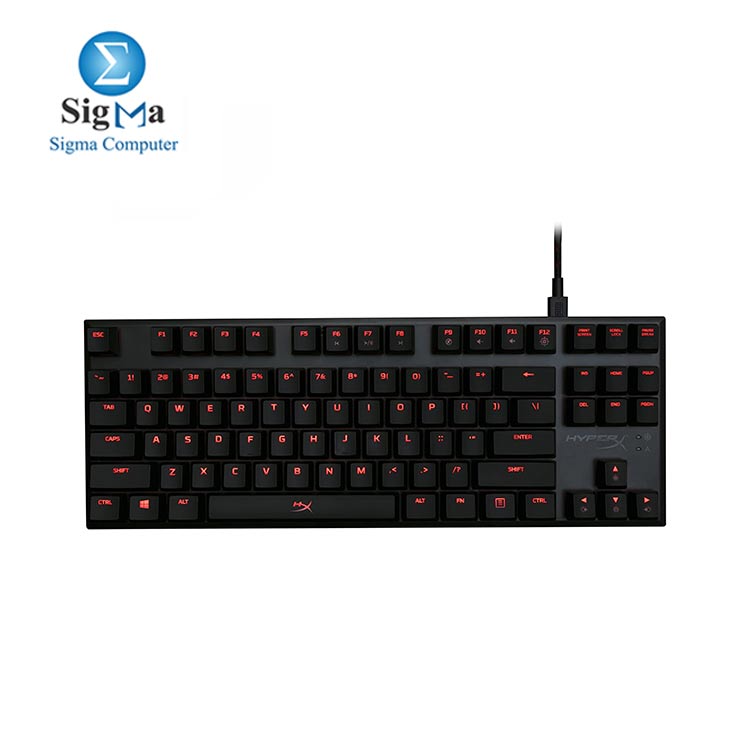 HyperX Alloy FPS Pro Mechanical Gaming Keyboard CHERRY MX RED SWITCH Linear & Quiet - Cherry MX Red - Red LED Backlit HX-KB4RD1-US-R2