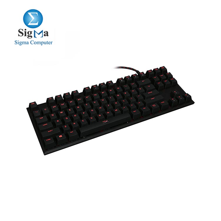 HyperX Alloy FPS Pro Mechanical Gaming Keyboard CHERRY MX RED SWITCH Linear   Quiet - Cherry MX Red - Red LED Backlit HX-KB4RD1-US-R2