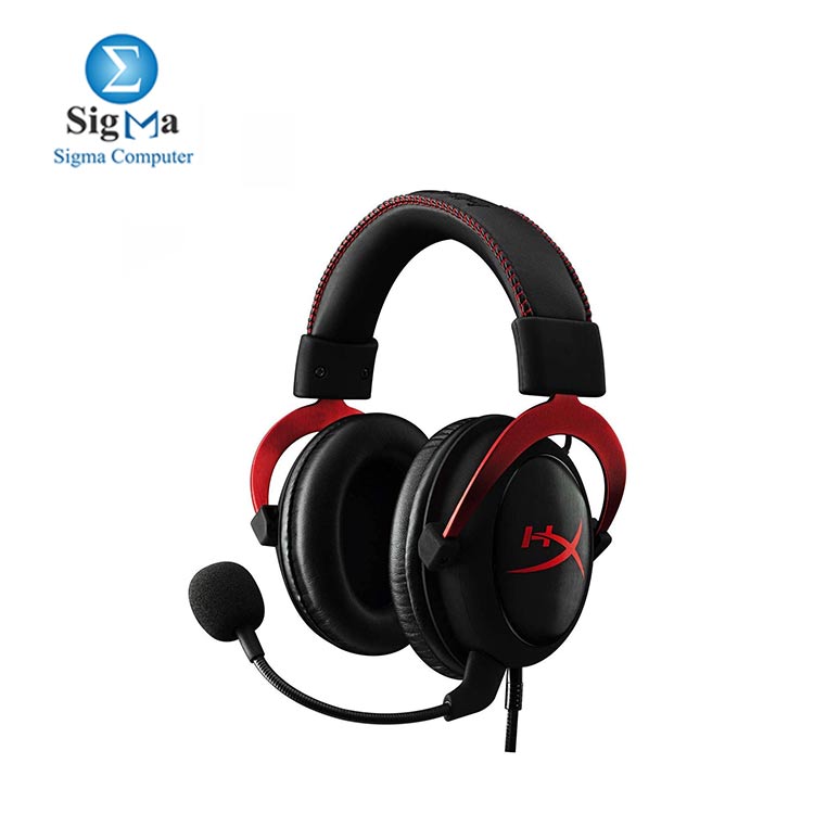 HyperX Cloud II - Gaming Headset  7.1 Surround Sound  Memory Foam Ear Pads  Durable Aluminum Frame  Detachable Microphone  KHX-HSCP-RD 