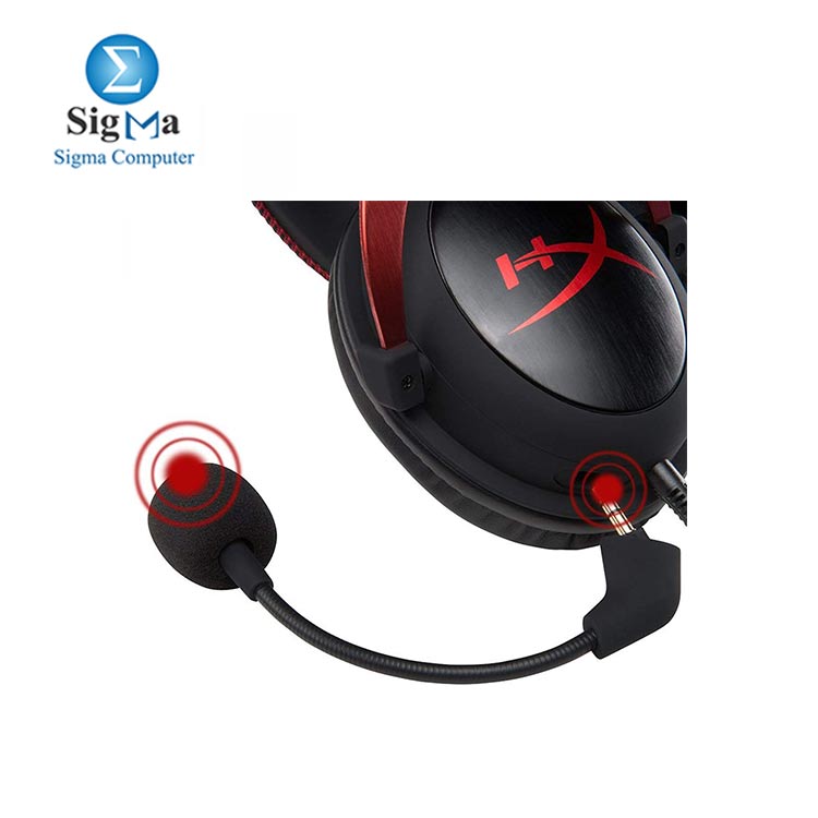 HyperX Cloud II - Gaming Headset  7.1 Surround Sound  Memory Foam Ear Pads  Durable Aluminum Frame  Detachable Microphone  KHX-HSCP-RD 