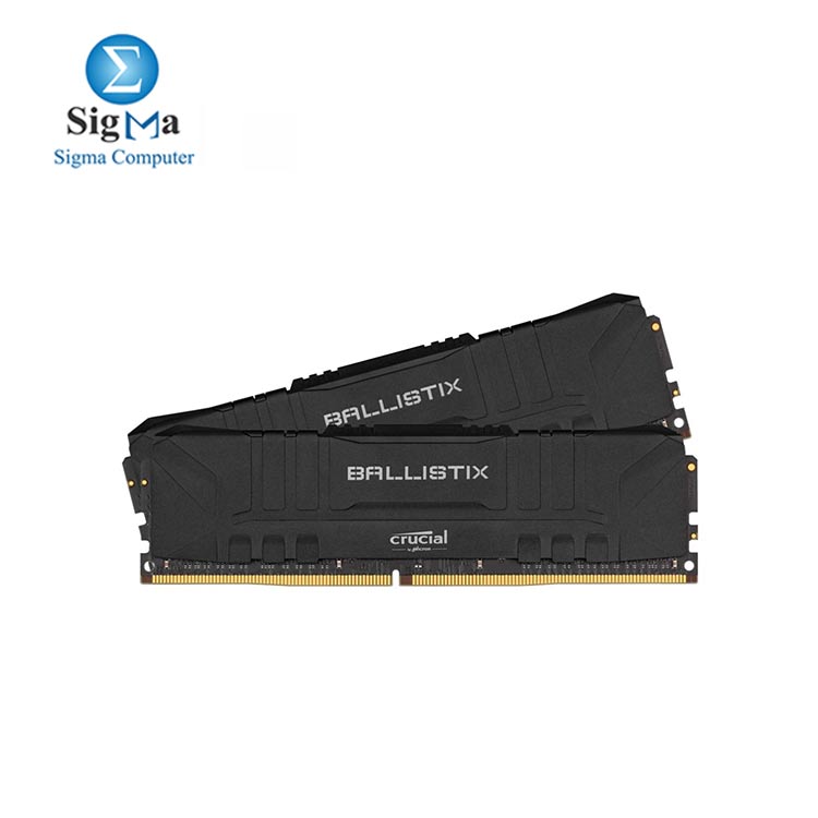 Crucial Ballistix 16GB Kit  2 x 8GB  DDR4-3200 Desktop Gaming Memory  Black 