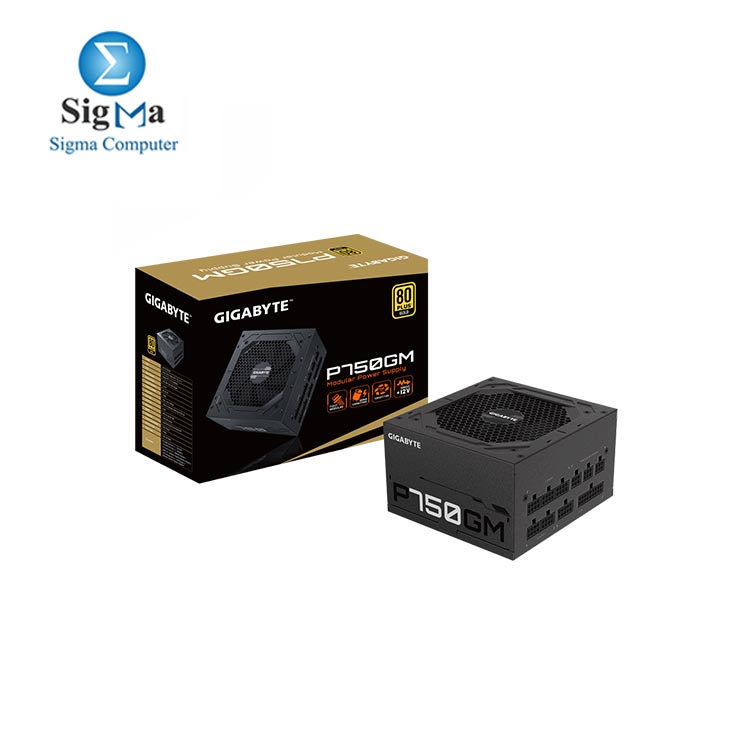 GIGABYTE P750W 80  GOLD Modular PSU