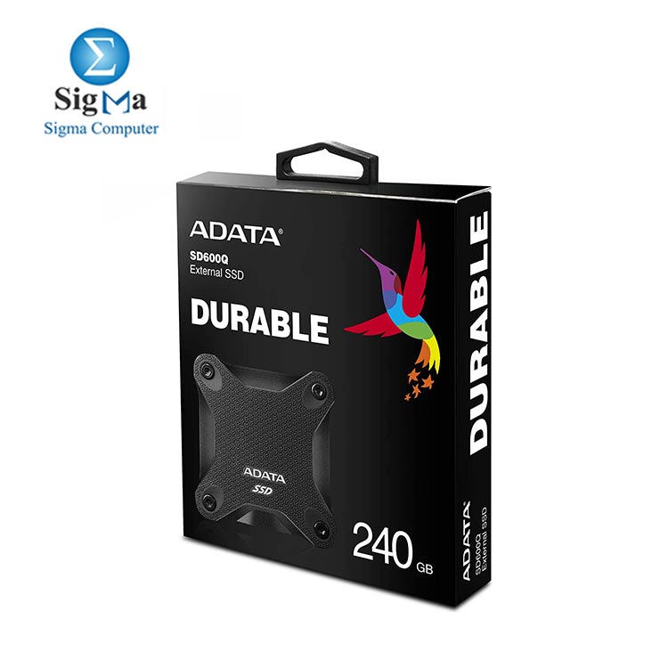 ADATA SD600Q 240GB Ultra-Speed Portable Durable External SSD