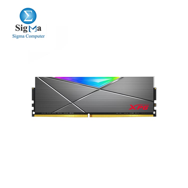 XPG SPECTRIX D50 RGB Gaming Memory: 16GB (2x8GB) DDR4 3200MHz CL16 Grey