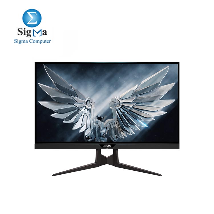 AORUS FI27Q-P 27 Frameless Gaming Monitor QHD 1440p 95 DCI-P3 Color Accurate IPS Panel 1ms 165 Hz HDR G-SYNC Compatible and FreeSync Premium Height Tilt Rotation Adjustable VESA