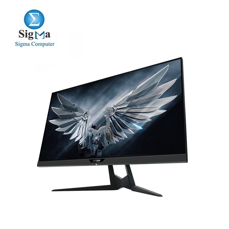 AORUS FI27Q-P 27 Frameless Gaming Monitor QHD 1440p 95 DCI-P3 Color Accurate IPS Panel 1ms 165 Hz HDR G-SYNC Compatible and FreeSync Premium Height Tilt Rotation Adjustable VESA