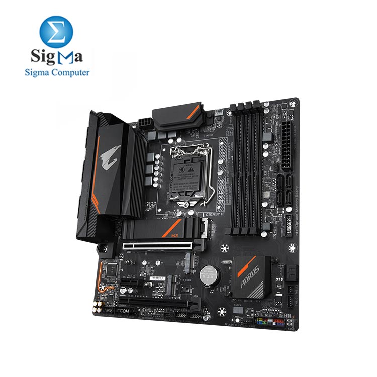 AORUS B460M PRO Motherboard with RGB Fusion 2.0 with Digital LEDs, Intel® GbE LAN with cFosSpeed