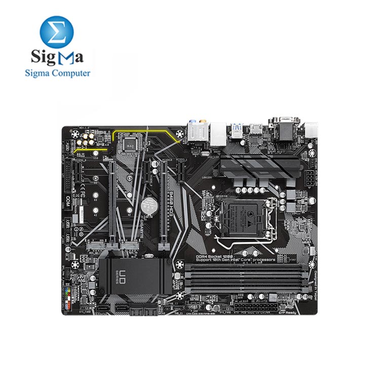 GIGABYTE B460 HD3 Motherboard with Dual NVMe PCIe Gen3 M.2 Slots