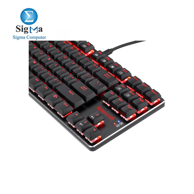 Redragon K590 Wired   Wireless Mechanical Gaming Keyboard RED LED Backlit Compact Cherry Red Equivalent Switches