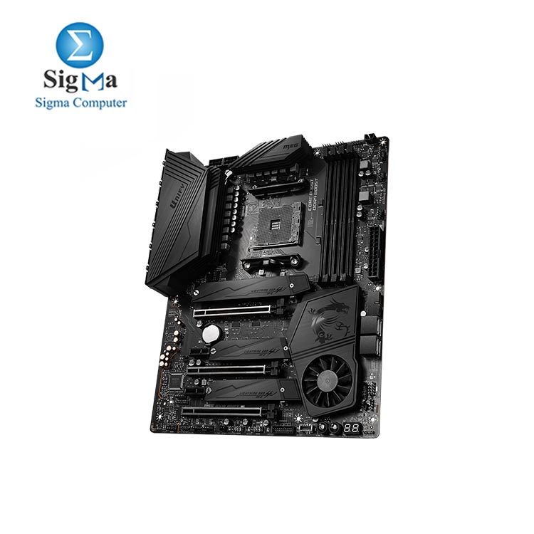  MSI Meg X570 Unify Motherboard (AMD AM4, DDR4, PCIe 4.0, SATA 6GB/s, M.2, USB 3.2 Gen 2, Ax Wi-Fi 6, Bluetooth 5, ATX) 