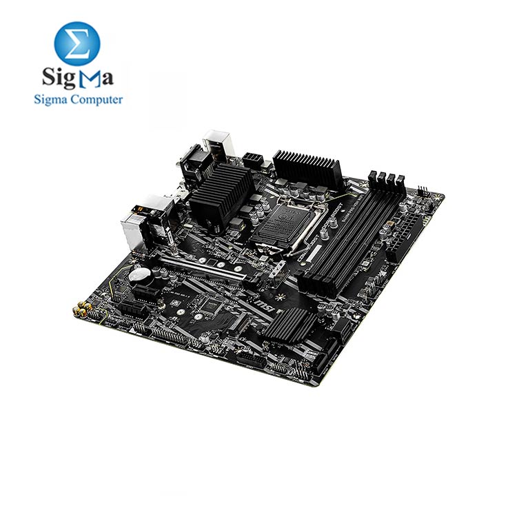 MSI B460M PRO-VDH WiFi ProSeries Motherboard  mATX  10th Gen Intel Core  LGA 1200 Socket  DDR4  Dual M.2 Slots  2.5G LAN  Wi-Fi 