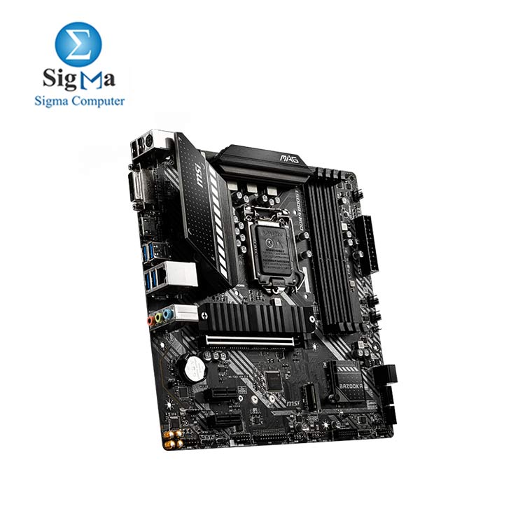 MSI MAG B460M Bazooka Gaming Motherboard  mATX  10th Gen Intel Core  LGA 1200 Socket  DDR4  Dual M.2 Slots