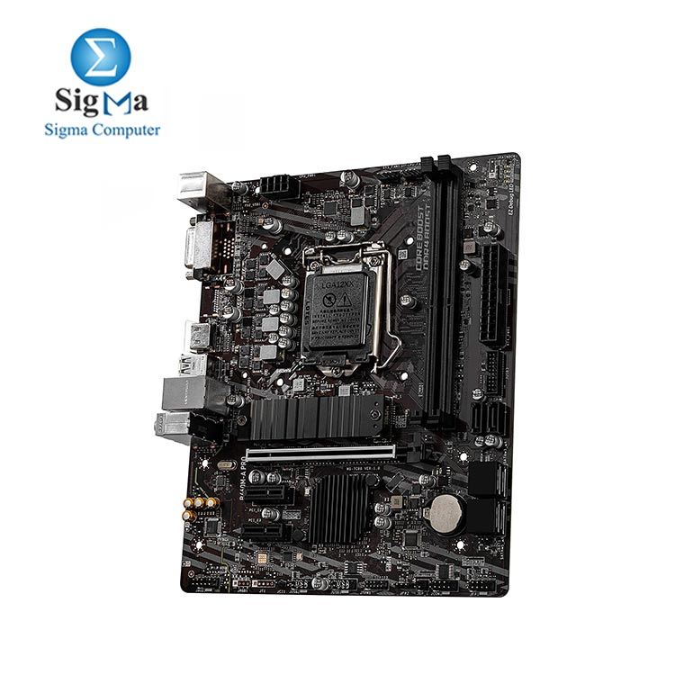 MSI B460M-A PRO ProSeries Motherboard mATX, 10th Gen Intel Core, LGA 1200 Socket, DDR4, M.2 Slot