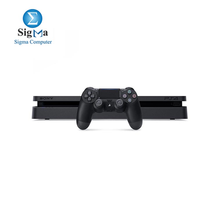 Sony PlayStation 4 Slim with 3 Games and PlayStation Plus 90 Days Subscription, 500GB, Jet Black