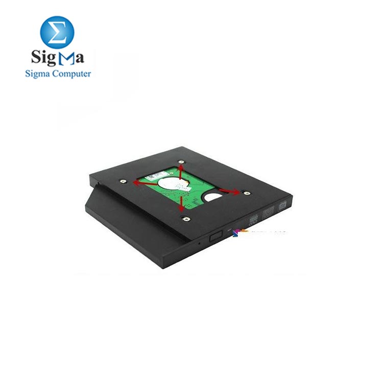 Caddy 2.5 inch mechanical SSD drive bracket SATA3 2nd Hdd SSD Hard Disk  12.7mm SLIM