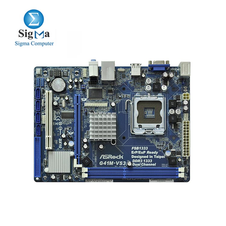 ASRock G41M-VS3 R2.0 Core 2 Quad/ Intel G41/ DDR3/ A&V&L/ Micro ATX LGA 755 Motherboard 
