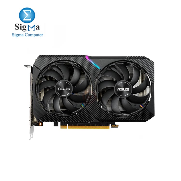 Asus DUAL GTX1660 SUPER MINI OC, 6GB DDR6, DVI, HDMI, DP, 1860MHz Clock