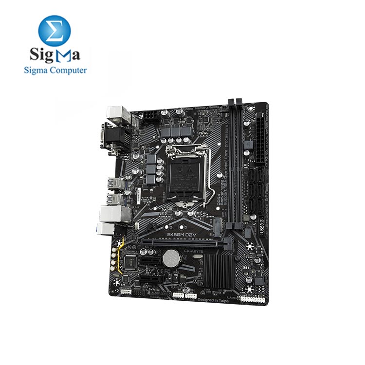 Gigabyte B460M D2V Motherboard 10th Gen PCIe Gen3 x4 M.2  Anti-Sulfur Resistor Ultra Durable Motherboard