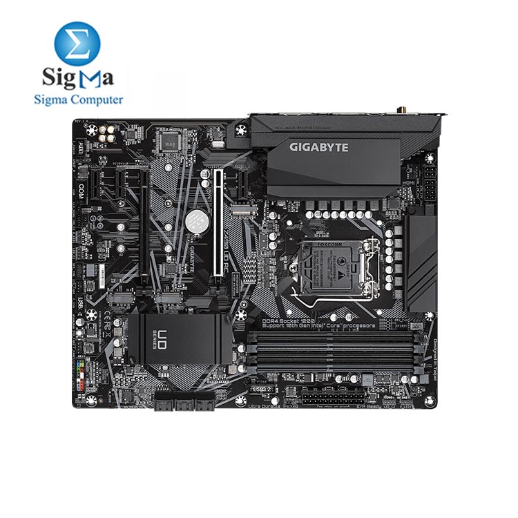 GIGABYTE Z490 UD AC LGA 1200 Intel Z490 ATX Motherboard with Dual M.2  SATA 6Gb s  USB 3.2 Gen 2  Intel 802.11ac