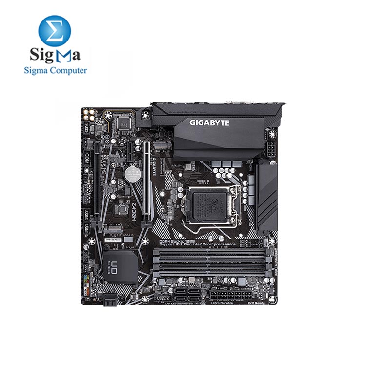 GIGABYTE Z490M Multi-Graphics  Intel GbE with cFosSpeed  USB 3.2 Gen2 Type-A  USB 3.2 Gen1 Type-C MOTHERBOARD