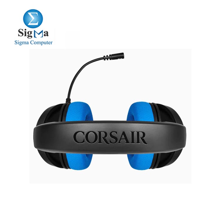  Corsair HS35 - Stereo Gaming Headset - Discord Certified - Memory Foam Earcups - BLUE