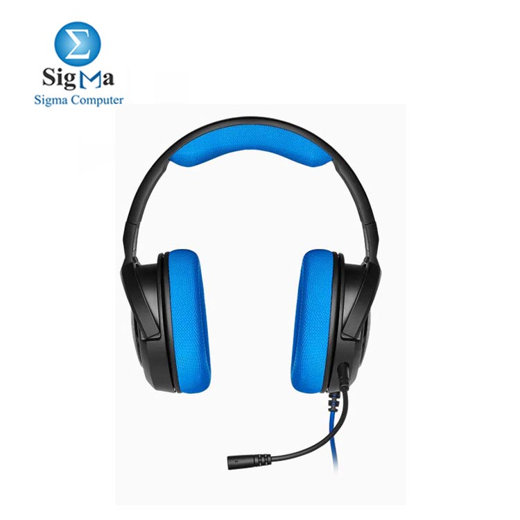  Corsair HS35 - Stereo Gaming Headset - Discord Certified - Memory Foam Earcups - BLUE