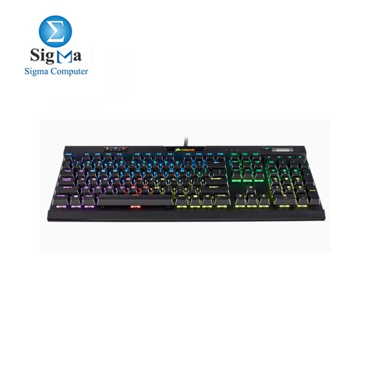 Corsair K70 RGB MK.2 Rapidfire Mechanical Gaming Keyboard - USB Passthrough & Media Controls - Fastest & Linear - Cherry MX Speed - RGB LED Backlit