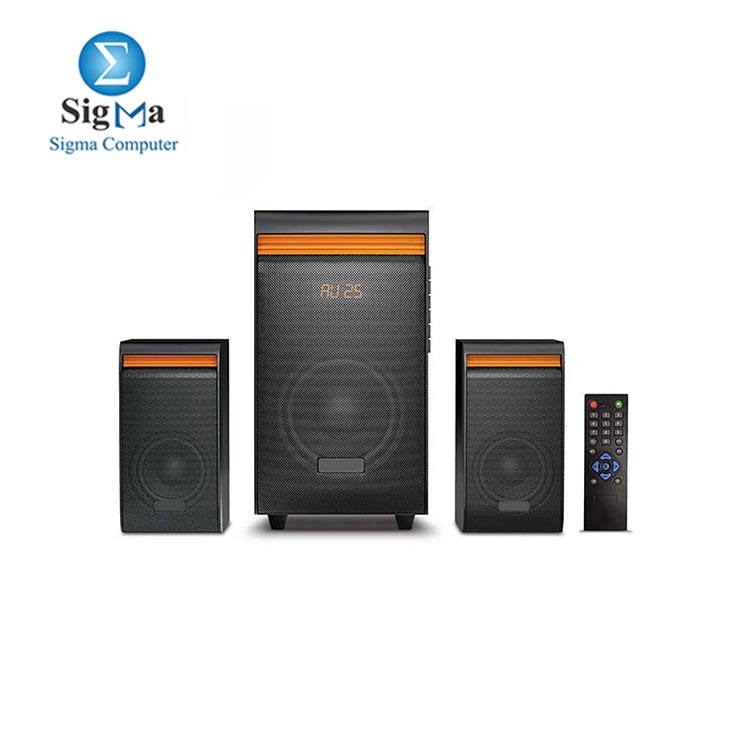 EXTRA 5100 2.1 PREMIUM SOUND SYSTEM , BLUETOOTH ,USB AND REMOTE - BLACK