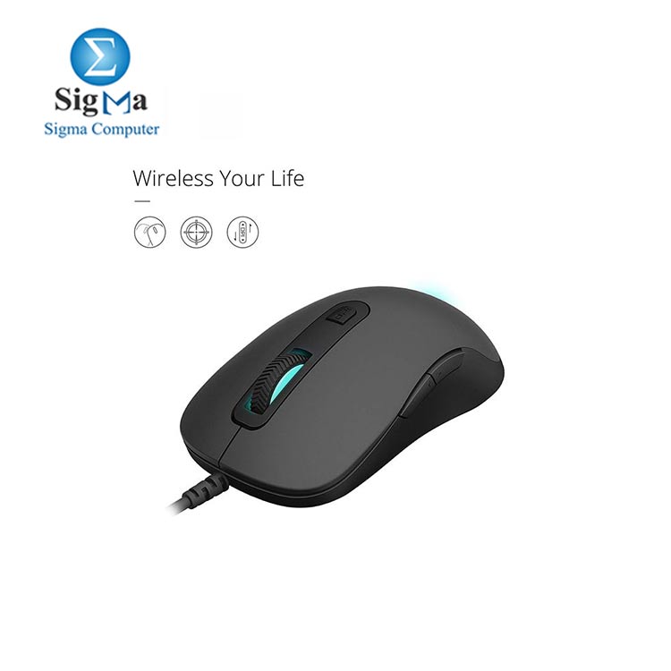 RAPOO VPRO V16 Gaming Optical Mouse - Black