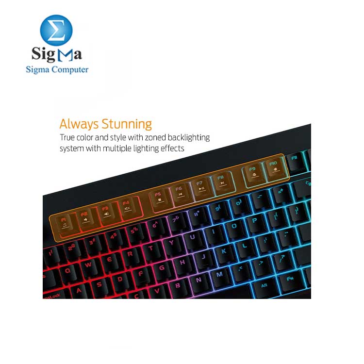 GAMDIAS Hermes E1A Mechanical Gaming Keyboard  Spill Resistant with Zeus E2 Optical Mouse and NYX E1 Mouse Mat